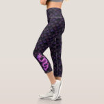 Pink Black Dragon Scales Pink Dragon Capri Leggings<br><div class="desc">An original design featuring a pattern of dragon scales in pink, fuchsia and black with a Chinese style pink dragon on the bottom left leg. A great choice for anyone who's into dragons or dragon boating.</div>