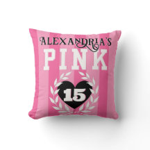  PINK & Black Girly Birthday Party Custom Age