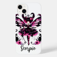 Pink Black Gothic Fairy Scorpio Astrology Zodiac