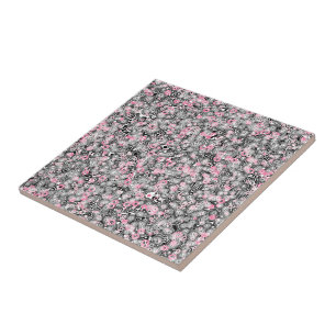 pink black gray and white geometric ceramic tile