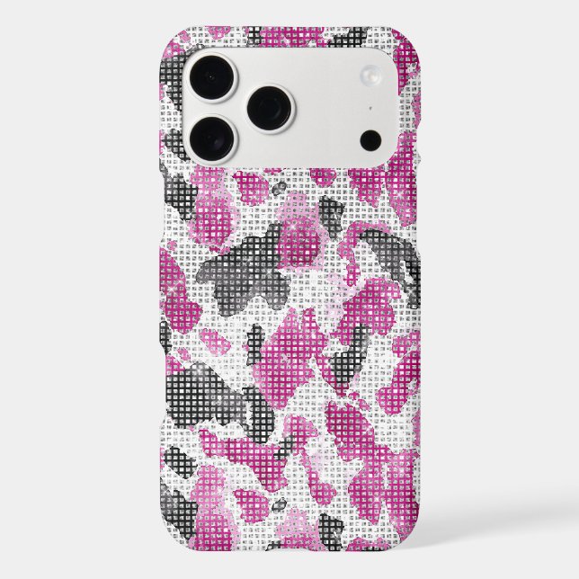 Pink Black Leopard Print Animal Sparkle (Back)