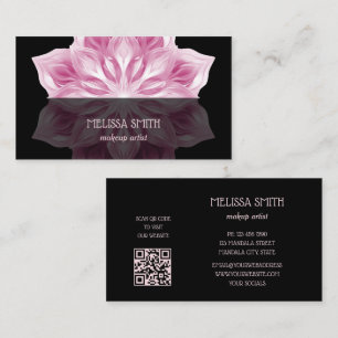 Pink Black Mandala Business Business Card