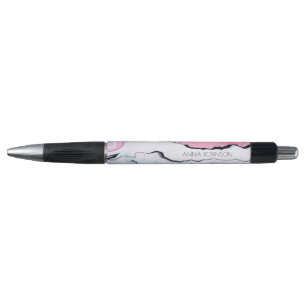 Pink & Black Marble