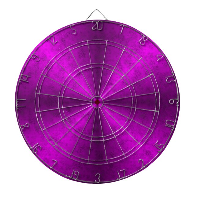 Pink Black Rainbow in Elephant Skin Leather Optik Dartboard (Front)