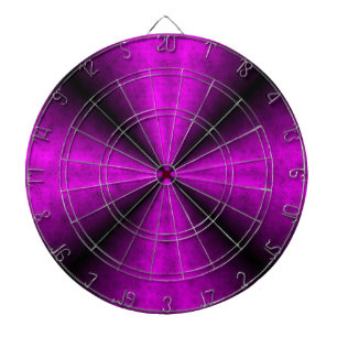 Pink Black Rainbow in Elephant Skin Leather Optik Dartboard