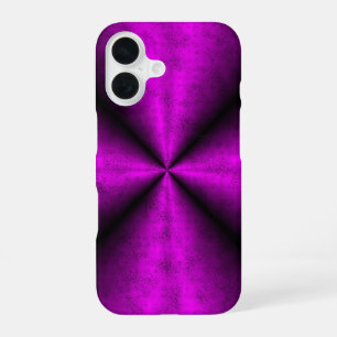 Pink Black Rainbow in Elephant Skin Leather Optik iPhone 16 Case