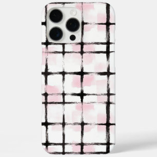 Pink Black Stripes   iPhone 16 Pro Max Case