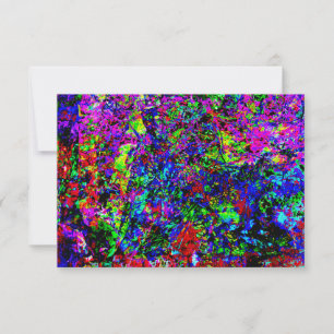 Pink blast abstract invitation,Delighfull abstract Invitation