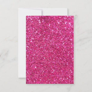 Pink Bling Thank You Note Card
