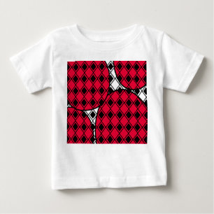 Pink Blob Harlequin  Baby T-Shirt