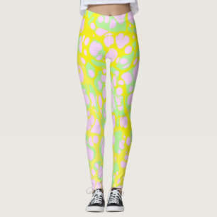 Pink Blobs Leggings