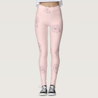 PINK BLOOM LEGGINGS