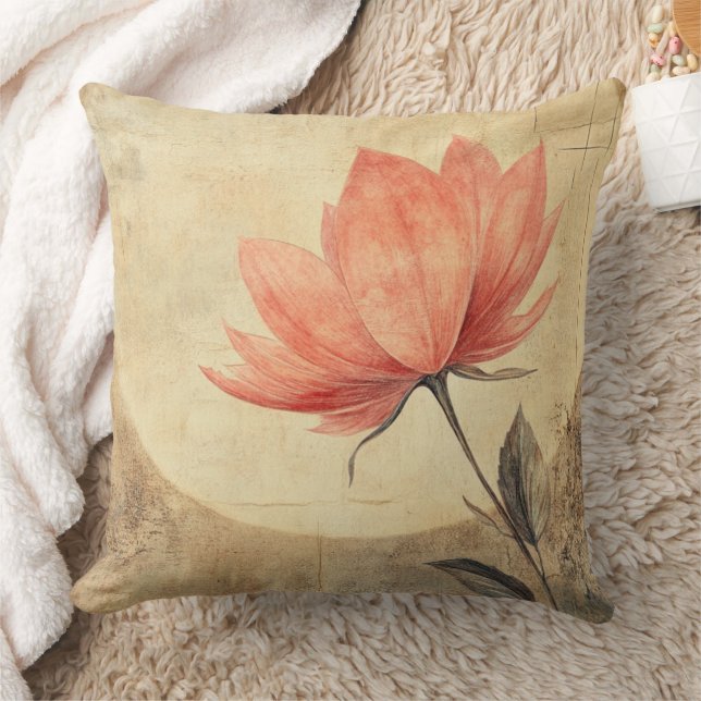 Pink Bloom & Moonlit Serenity Cushion (Blanket)