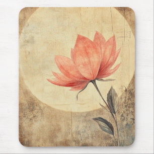 Pink Bloom & Moonlit Serenity Mouse Pad