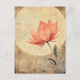 Pink Bloom & Moonlit Serenity Postcard