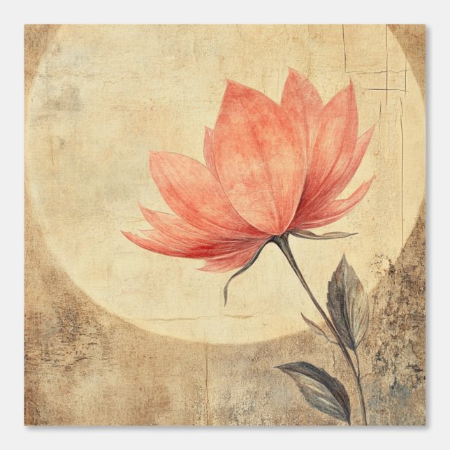 Pink Bloom & Moonlit Serenity Wallpaper (Front)