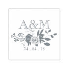 Pink Bloom Wedding Monogram
