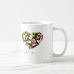 Pink Blooming Hearts Mug