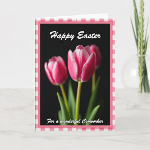 Pink Blooms Easter Card