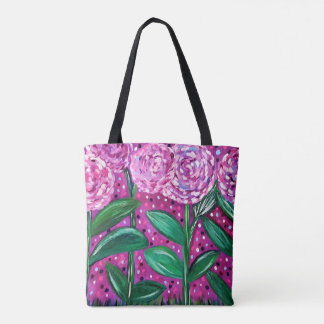 Pink Blooms Tote Bag