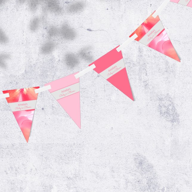 Pink Blossom  Baby in bloom Bunting (Creator Uploaded)