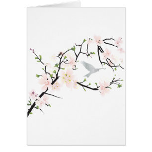 Pink Blossom Bird