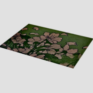 Pink Blossom Cascade  Cutting Board