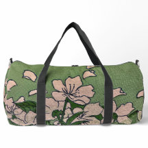 Pink Blossom Cascade Duffle Bag