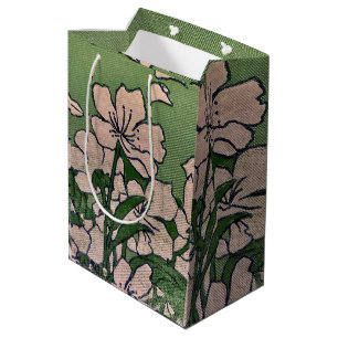 Pink Blossom Cascade Medium Gift Bag
