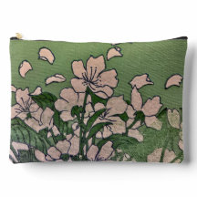 Pink Blossom Cascade Print Cut Sew Bag