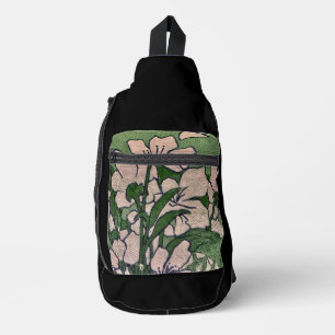 Pink Blossom Cascade Sling Bag