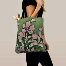 Pink Blossom Cascade Tote Bag 