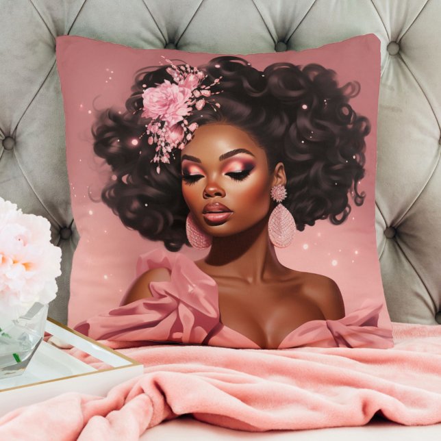 Pink Blossom Glamour Cushion (Creator Uploaded)