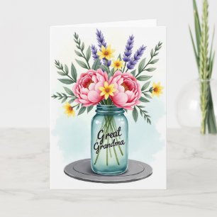 Pink Blossom Grandma Card