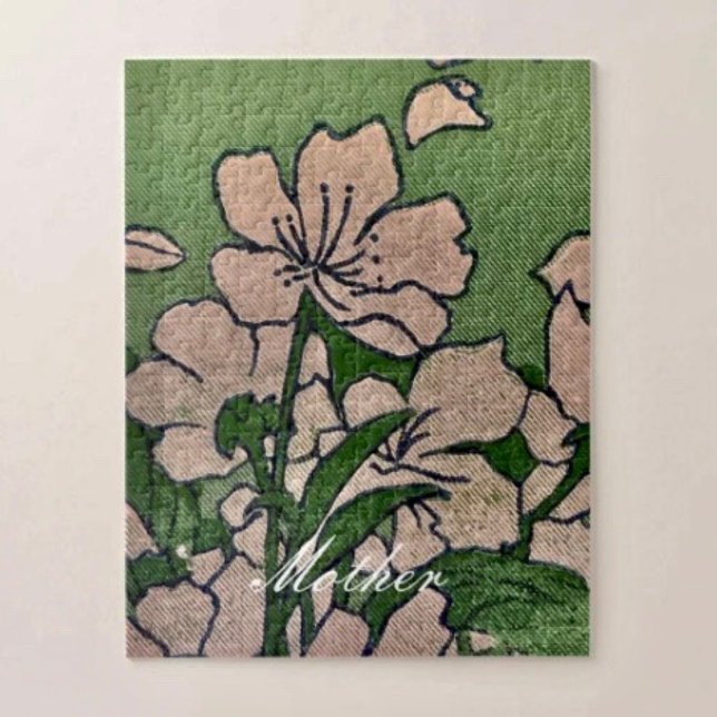 Pink Blossom Green Jigsaw Puzzle (Creator Uploaded)