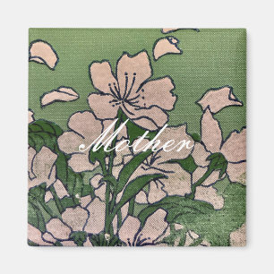 Pink Blossom Green  Magnet