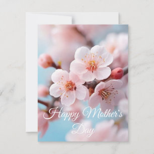 Pink Blossom Magic Holiday Card