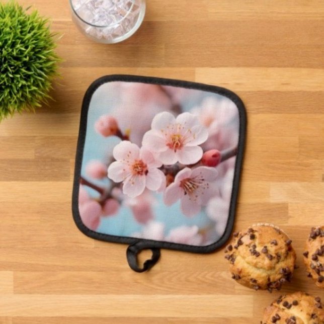 Pink Blossom Magic Pot Holder (A thoughtful kitchen essential for Mom—this pot holder makes a sweet Mother’s Day gift.
)