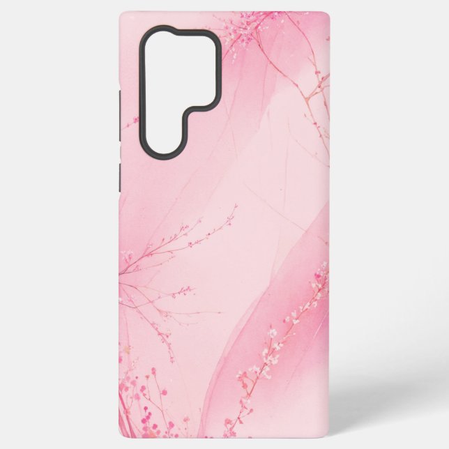 Pink Blossom Mist Phone Case (Back)