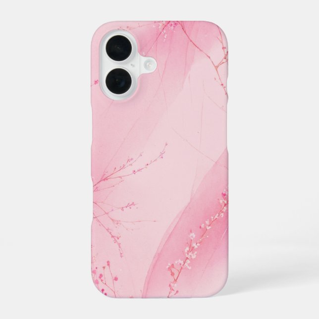 Pink Blossom Mist Phone Case (Back)