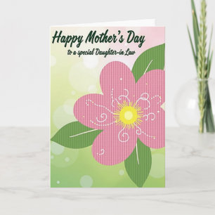Pink Blossom Mothers Day Sweet Card