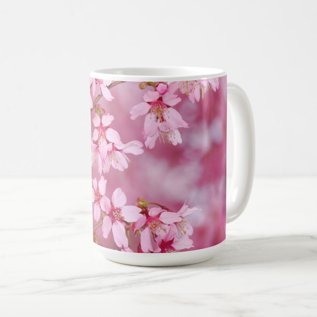 Pink Blossom Mug (Front Right)