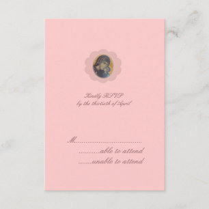Pink Blossom RSVP Card