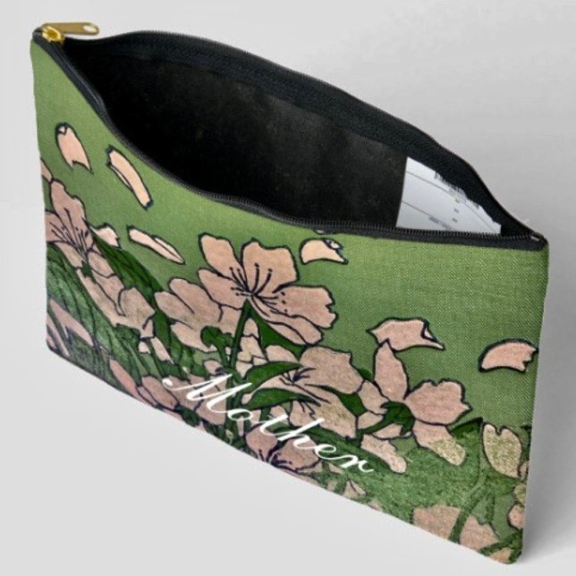 Pink BlossomGreen Print Cut Sew Bag (Creator Uploaded)