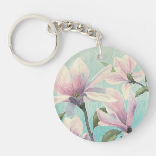 Pink Blossoms from the South Key Ring