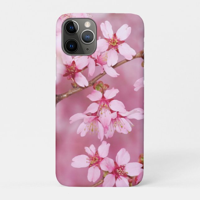 Pink Blossoms iPhone Case (Back)