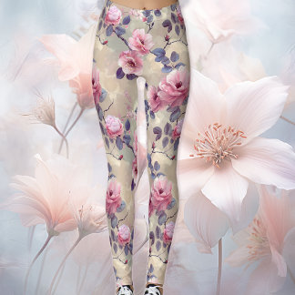Pink Blossoms Leggings