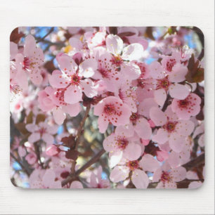 Pink Blossoms on Ornamental Flowering Tree Mouse Pad
