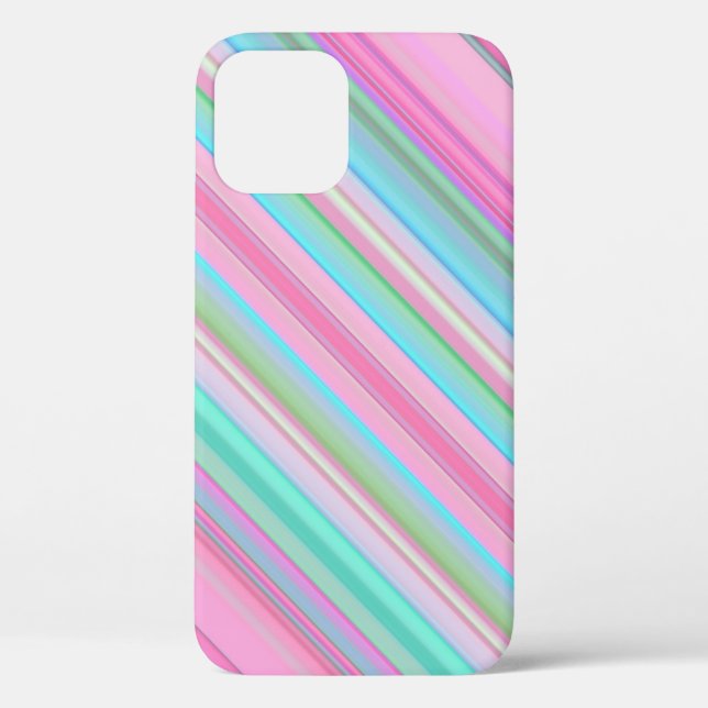 Pink Blue Abstract  Case-Mate iPhone Case (Back)