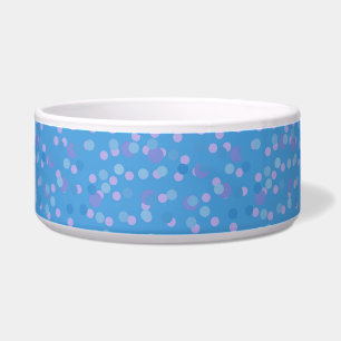 pink blue and purple polka dot clusters